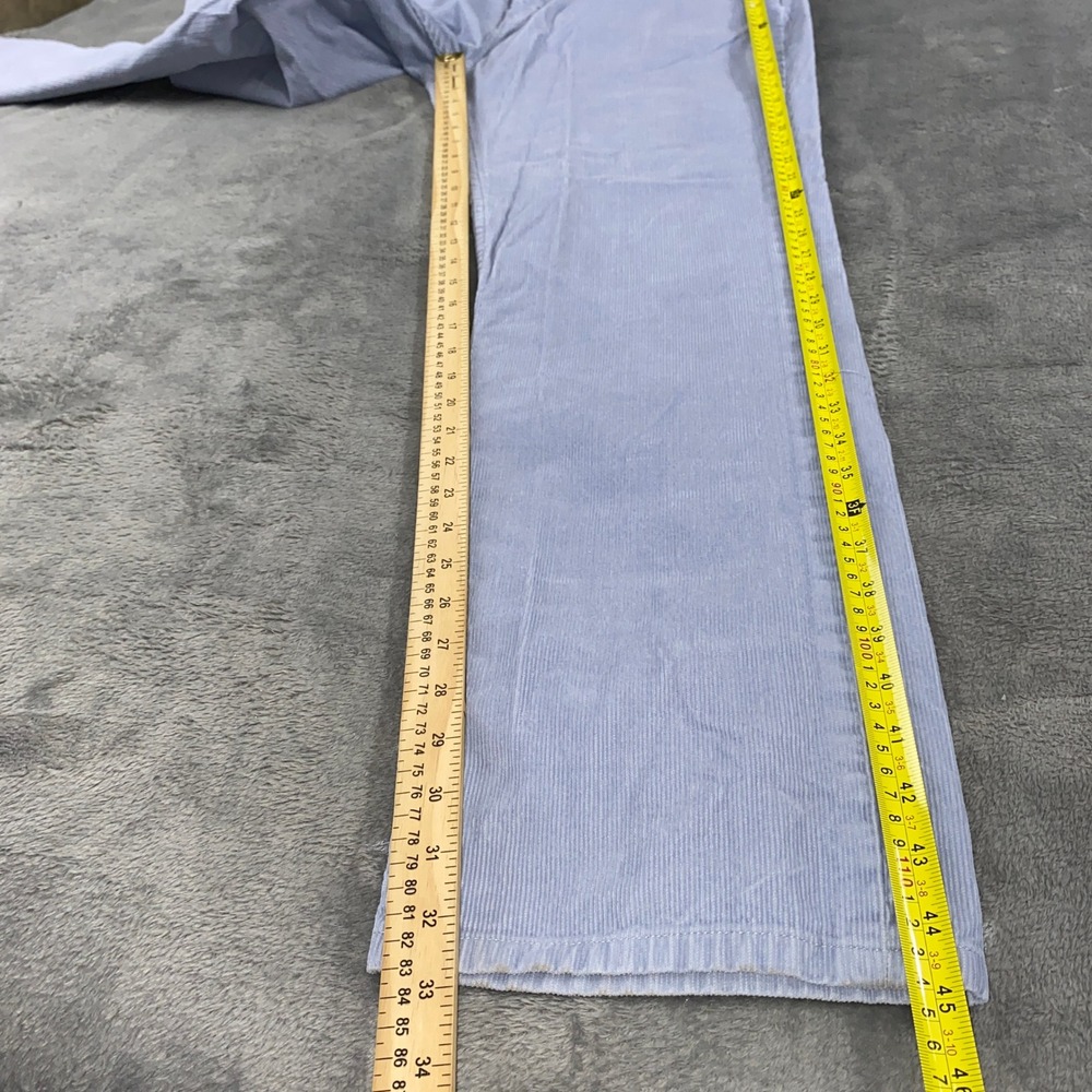 Vineyard Vines Corduroy Pants Mens 36x34 Blue 5-Pocket Straight Coastal Nautical - Picture 5 of 12